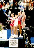 Tara Lipinski, Michelle Kwan, Nicole Bobek, Angela Nikodinov